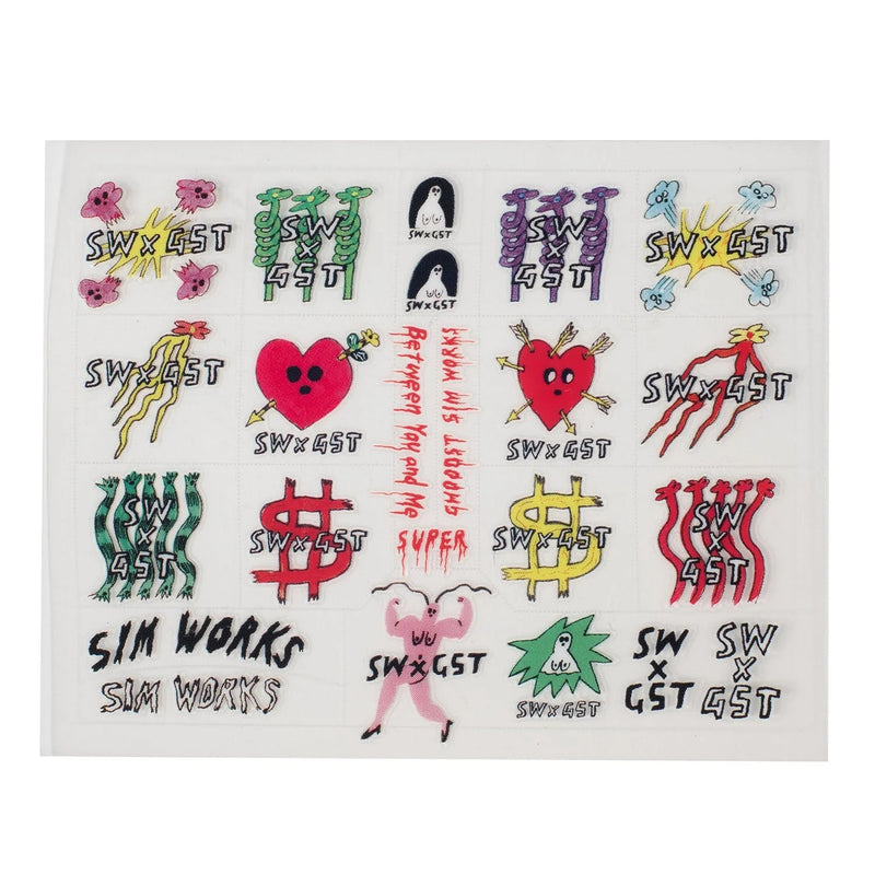 【GHOOOST × SIMWORKS】Ride Me to the Moon Decal Kit