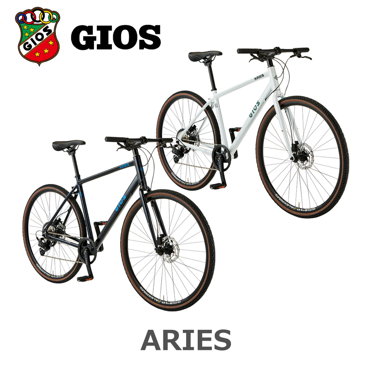 GIOS ARIES 2026年モデル クロスバイク 38Cタイヤ 油圧ディスクブレーキ