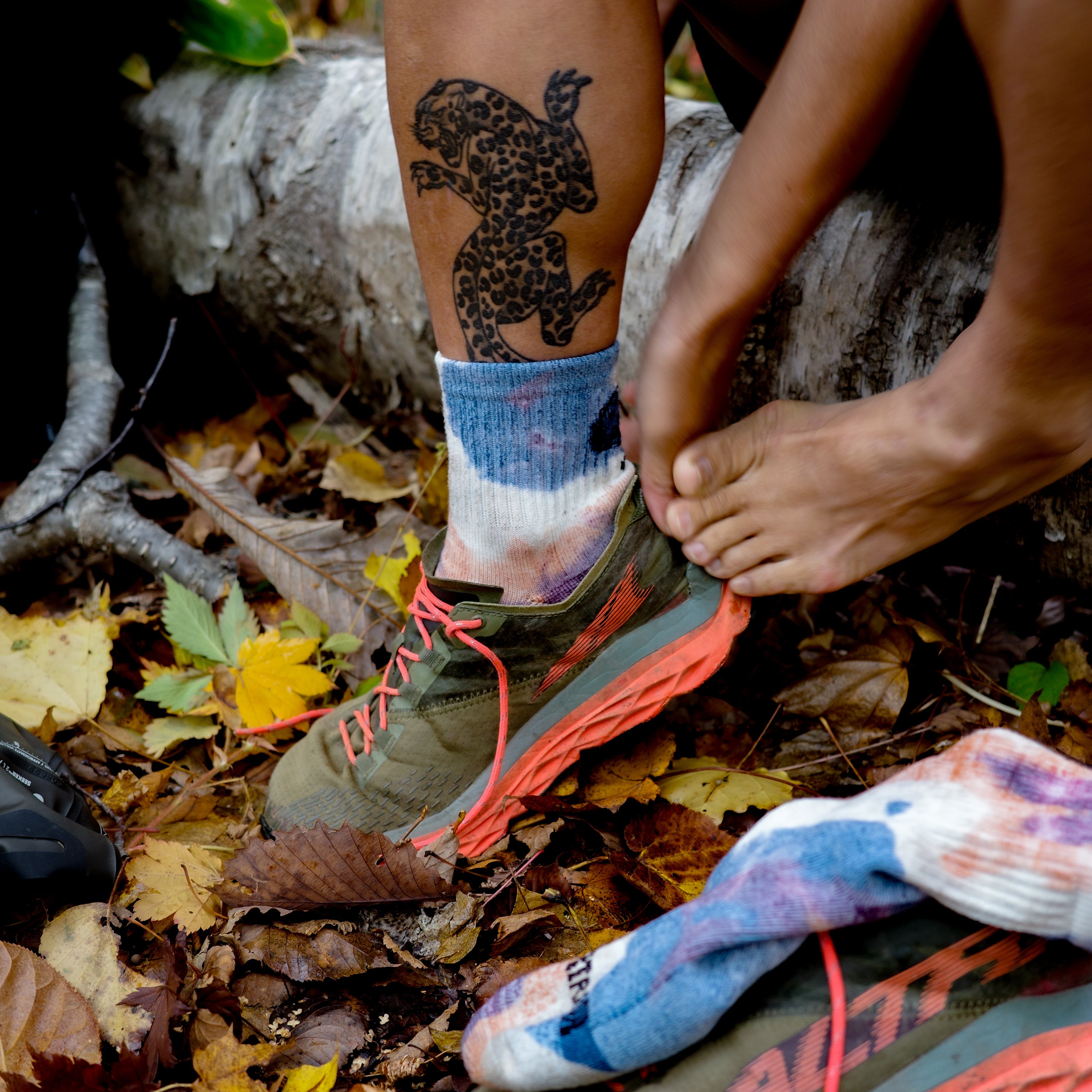 靴 theredthread S hairy fur mule THEREDTHREAD / ザレッドスレッド】S hairy fur mule