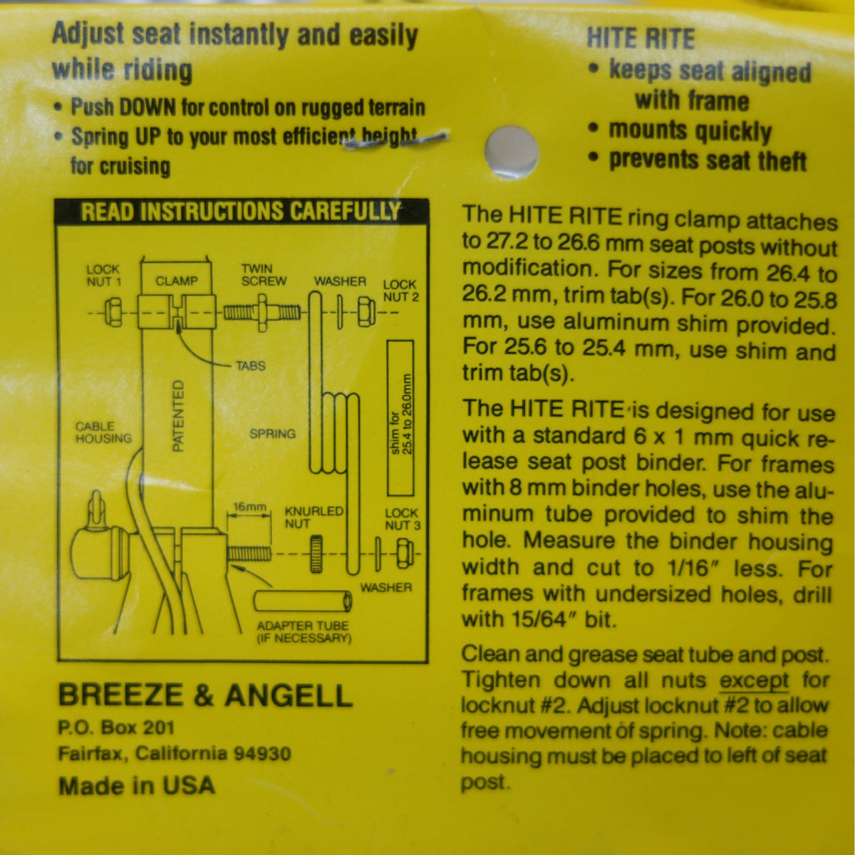 Dropper Seatpost System