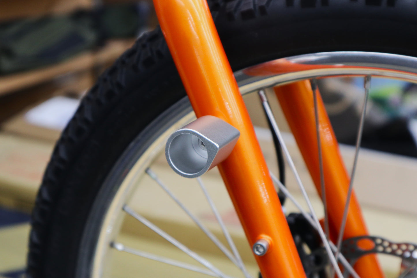 TONGARI lightmount 自転車ライトマウント ハンドメイドパーツ バイクアクセサリー アルミ削り出し ナイトライド 自転車カスタムパーツ made in japan