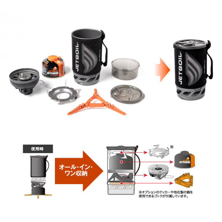 JETBOIL FLASH｜約100秒で沸騰するシリーズ最速クラスのクッキング
