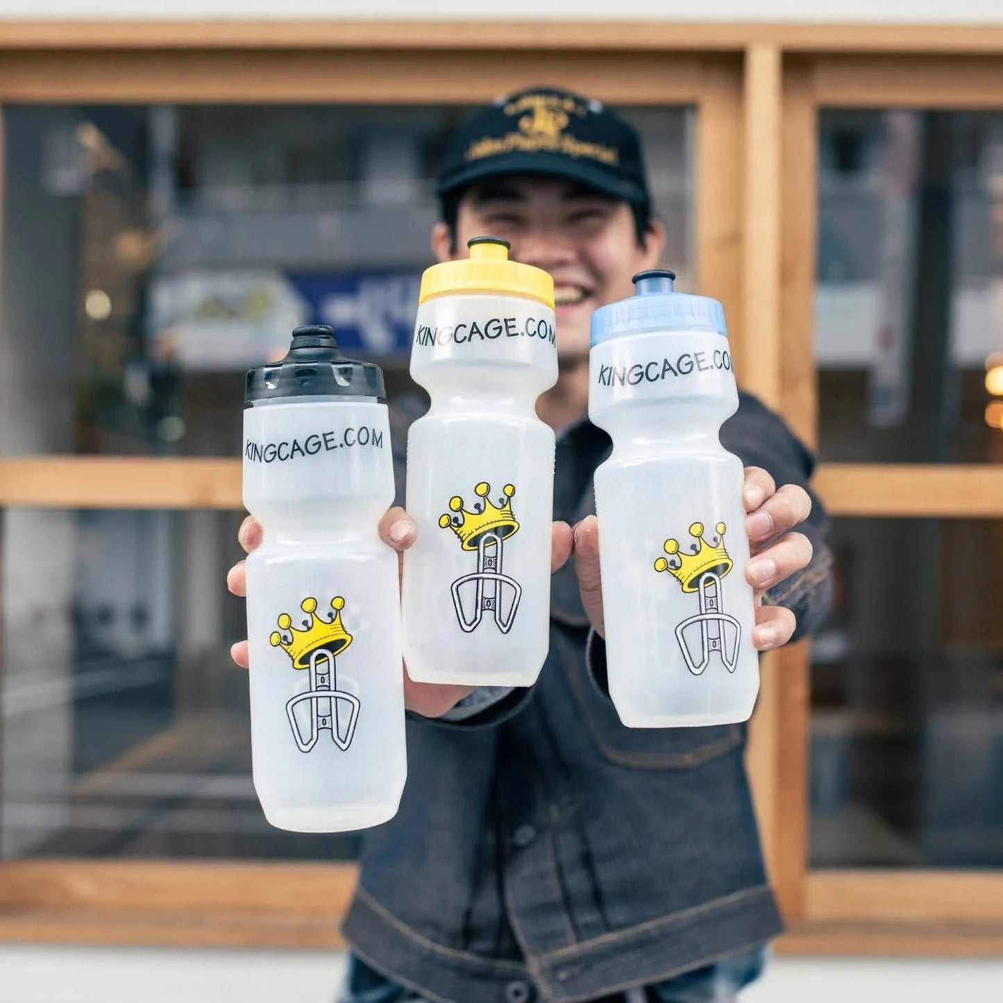 Purist Black MoFlo Cap Bottle KING CAGE キングケージ Puristボトル SPECIALIZEDボトル ウォーターボトル BPAフリー アメリカ製サイクルボトル