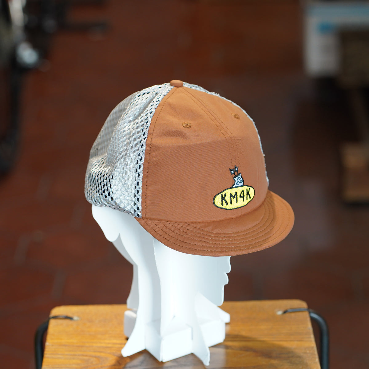 KM4K TRAIL CAP ショートブリム仕様のアクティブキャップ