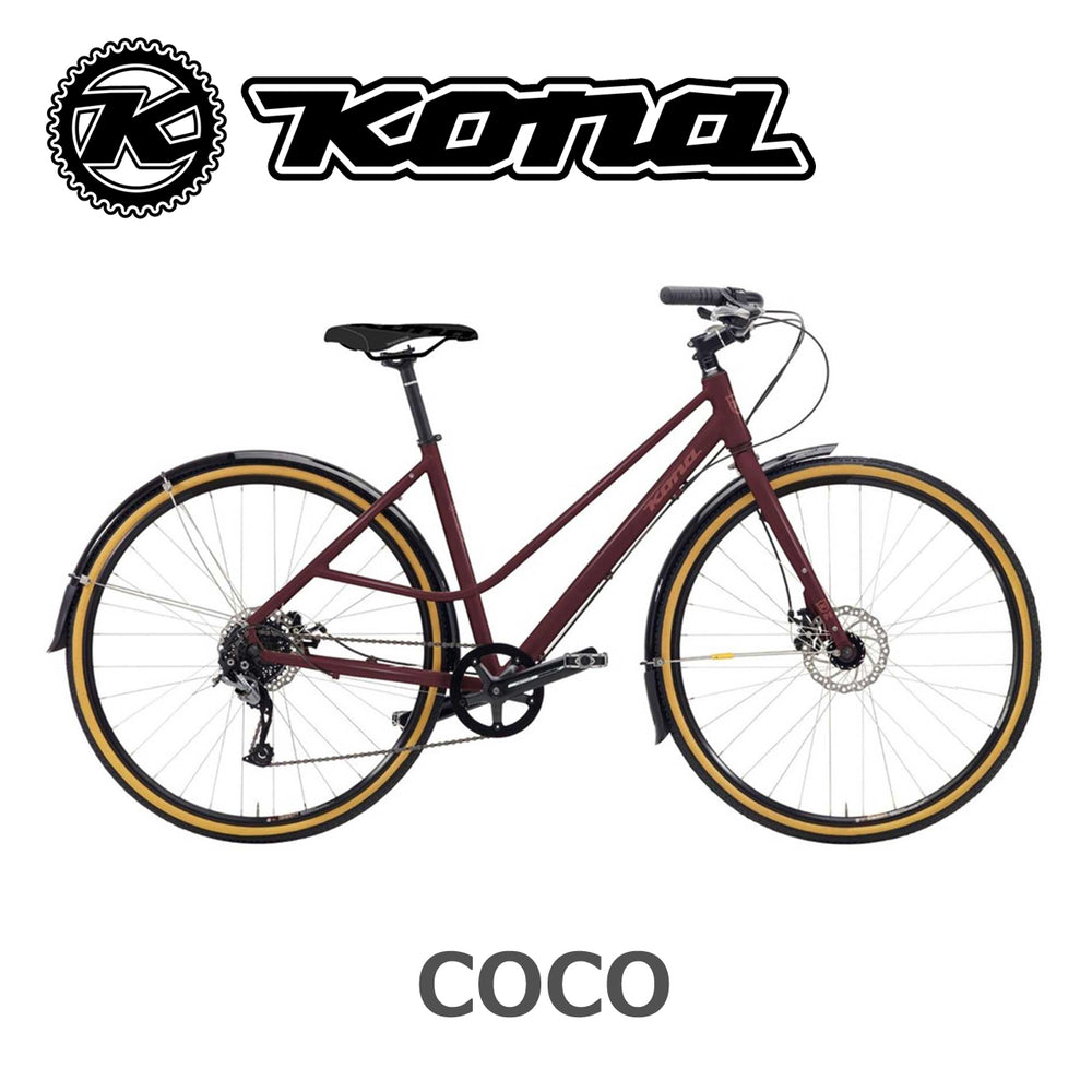 KONA COCO｜跨ぎやすいミキストフレームのアーバンコミュータークロス 