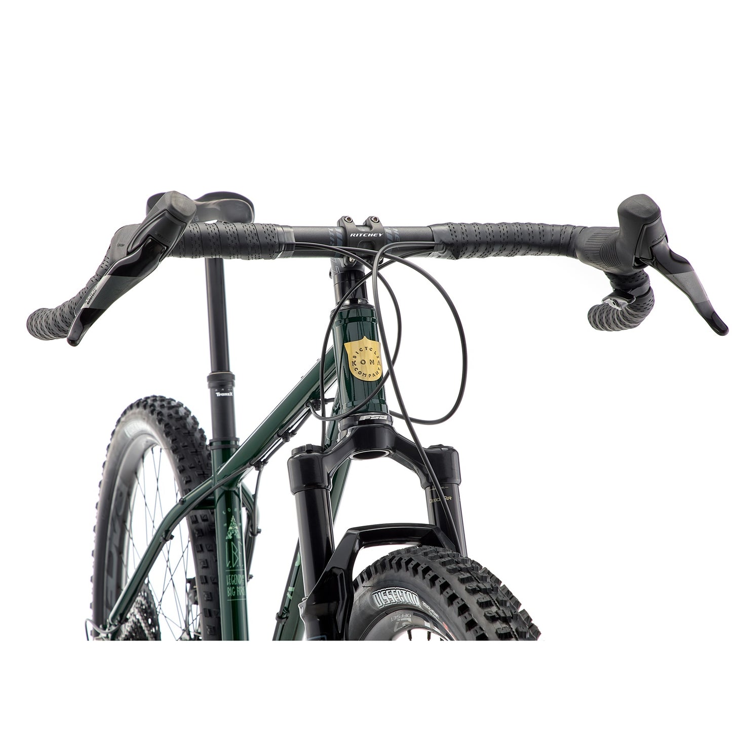 LBF（Gloss Emerald） モンスターグラベル ドロップバーMTB アドベンチャーバイク トレイルグラベルバイク バイクパッキングバイク KONA グラベルバイク Kona LBF