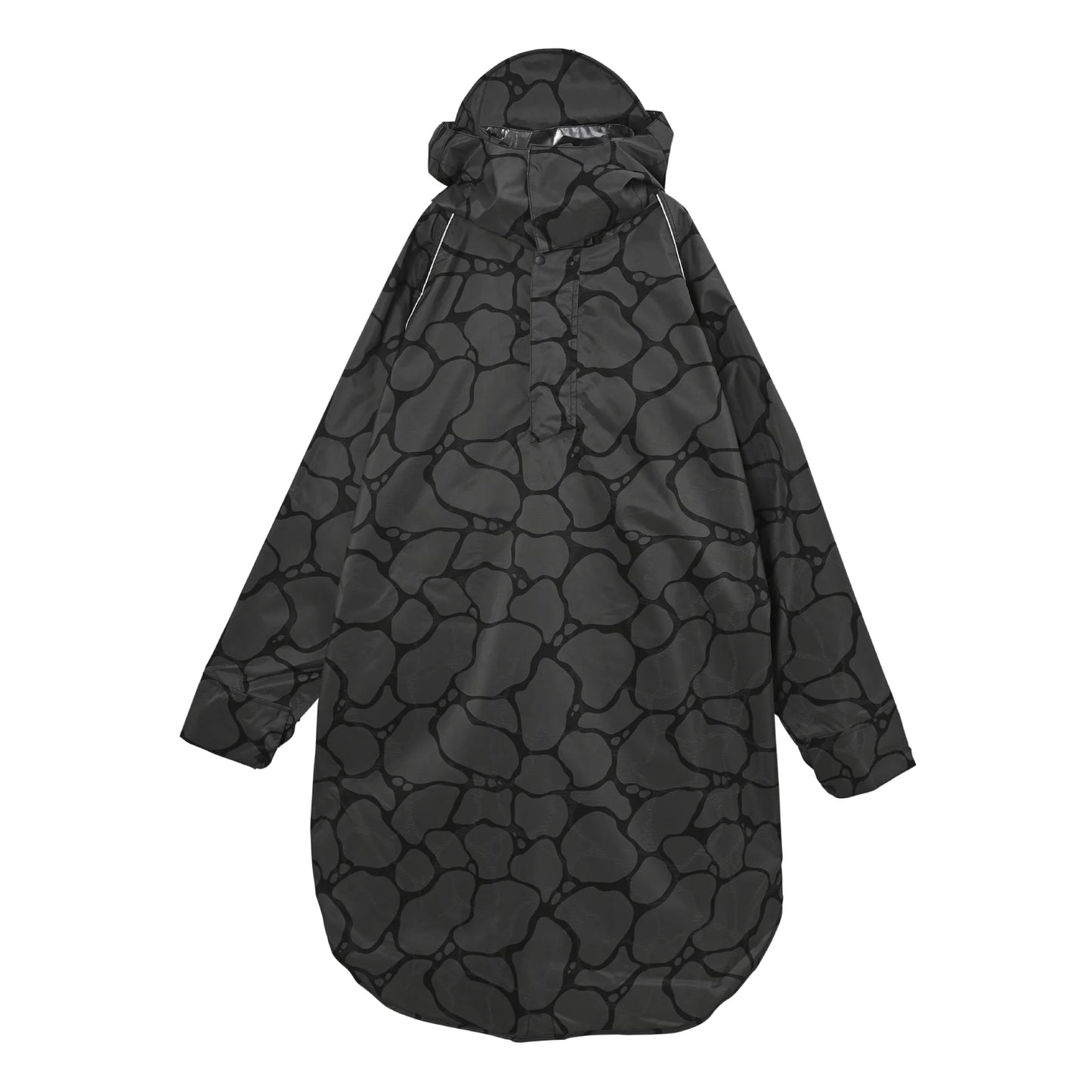 VIS BICYCLE RAINPONCHO（K407） 自転車 レインポンチョ 通勤 雨対策 レインウェア 自転車用 視界確保 レインフード 防水ポンチョ 10,000mm KiU 自転車ウェア 反射材 レインウェア