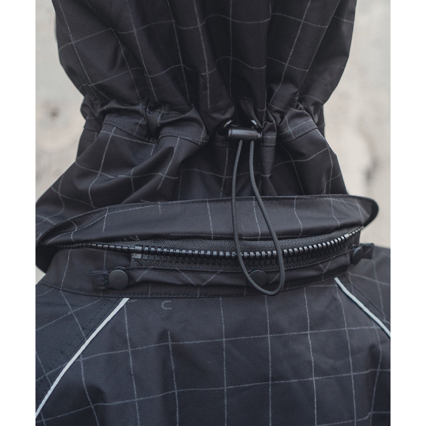 VIS BICYCLE RAINPONCHO（K407） 自転車 レインポンチョ 通勤 雨対策 レインウェア 自転車用 視界確保 レインフード 防水ポンチョ 10,000mm KiU 自転車ウェア 反射材 レインウェア