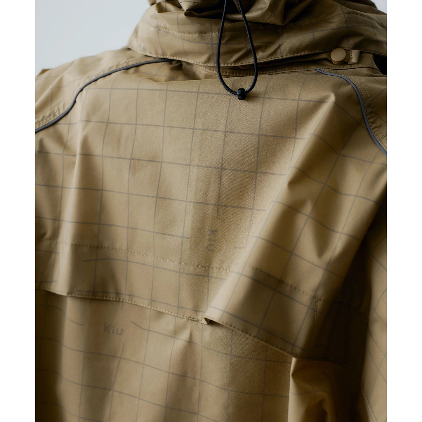 VIS BICYCLE RAINPONCHO（K407） 自転車 レインポンチョ 通勤 雨対策 レインウェア 自転車用 視界確保 レインフード 防水ポンチョ 10,000mm KiU 自転車ウェア 反射材 レインウェア