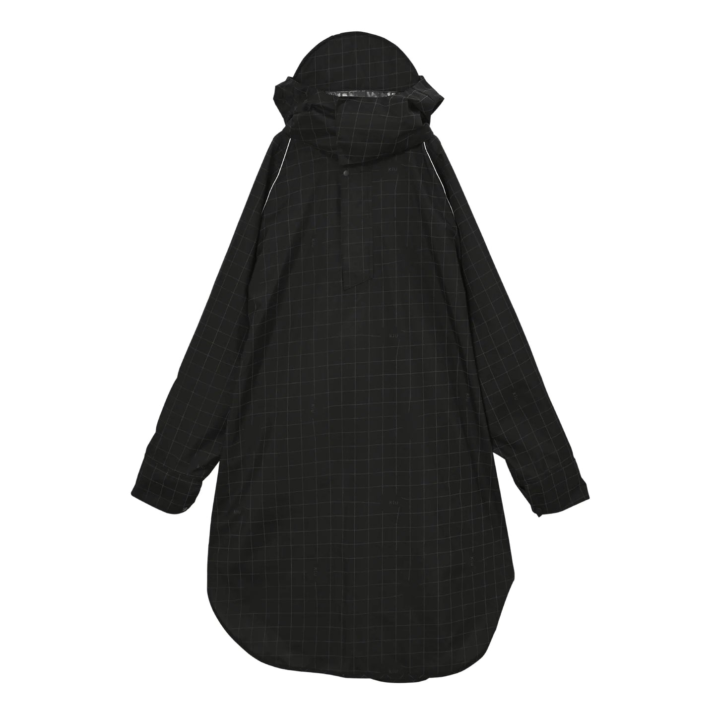 VIS BICYCLE RAINPONCHO（K407） 自転車 レインポンチョ 通勤 雨対策 レインウェア 自転車用 視界確保 レインフード 防水ポンチョ 10,000mm KiU 自転車ウェア 反射材 レインウェア