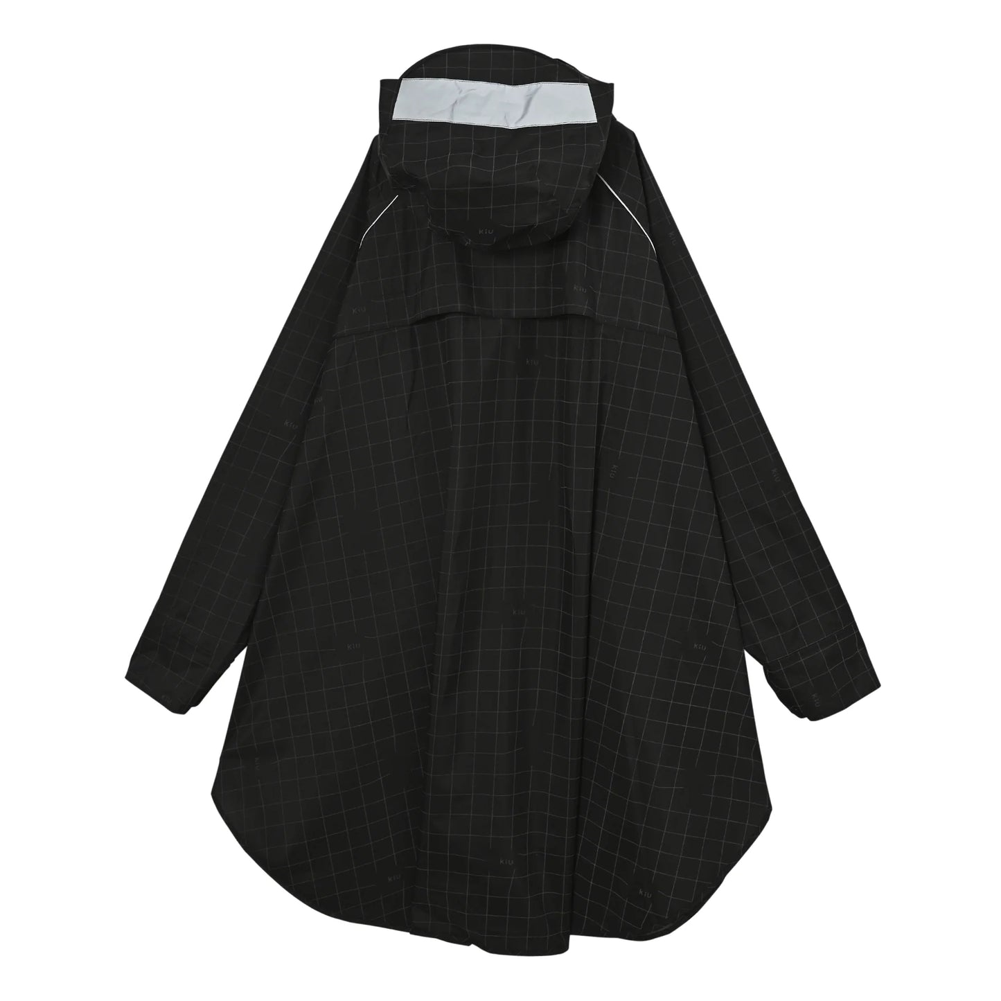 VIS BICYCLE RAINPONCHO（K407） 自転車 レインポンチョ 通勤 雨対策 レインウェア 自転車用 視界確保 レインフード 防水ポンチョ 10,000mm KiU 自転車ウェア 反射材 レインウェア