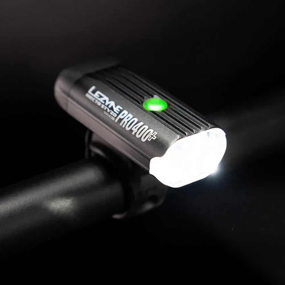 HECTO PRO StVZO 400+ FRONT LEZYNE レザイン StVZOライト 自転車 フロントライト ロードバイク ライト USB-C 自転車ライト 防水 LEDライト 長時間 点灯ライト