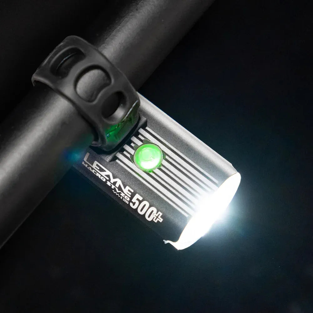 MACRO StVZO 500+ FRONT REVERSE LEZYNE レザイン MACROライト StVZOライト RACE MODE USB-Cライト ロードバイクライト