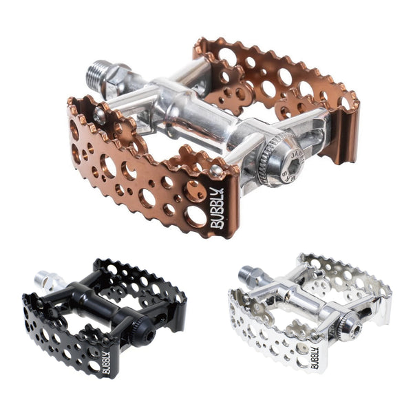 SIM WORKS|SimWorks × MKS Tiny Bubbly Pedal|High-Quality Flat Pedals Combining Distinctive Design and Comfort – 京都の自転車屋 CYCLE SHOP eirin & サイクルハテナ