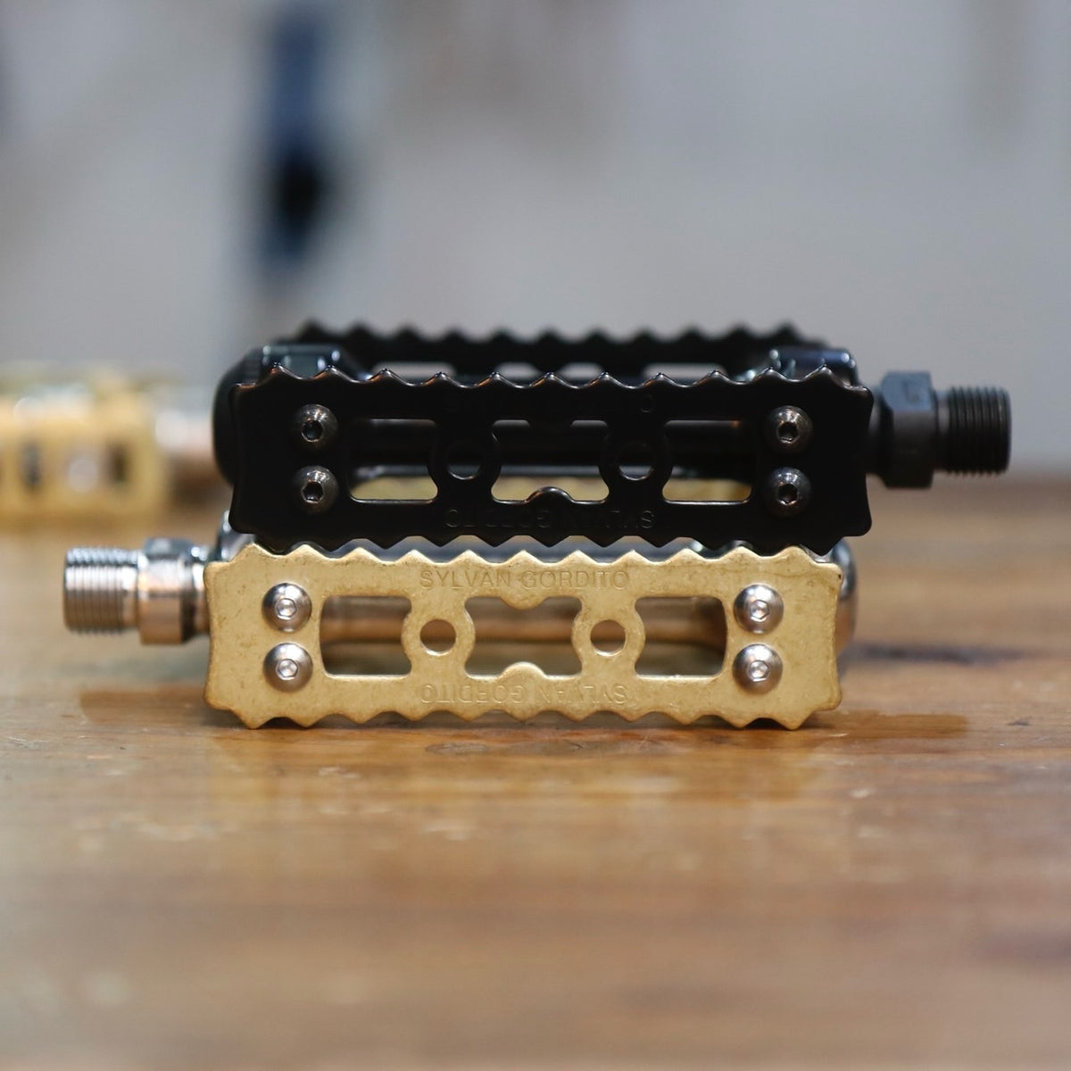 MKS Sylvan Gordito Brass For Circles 真鍮プレート仕様フラットペダル