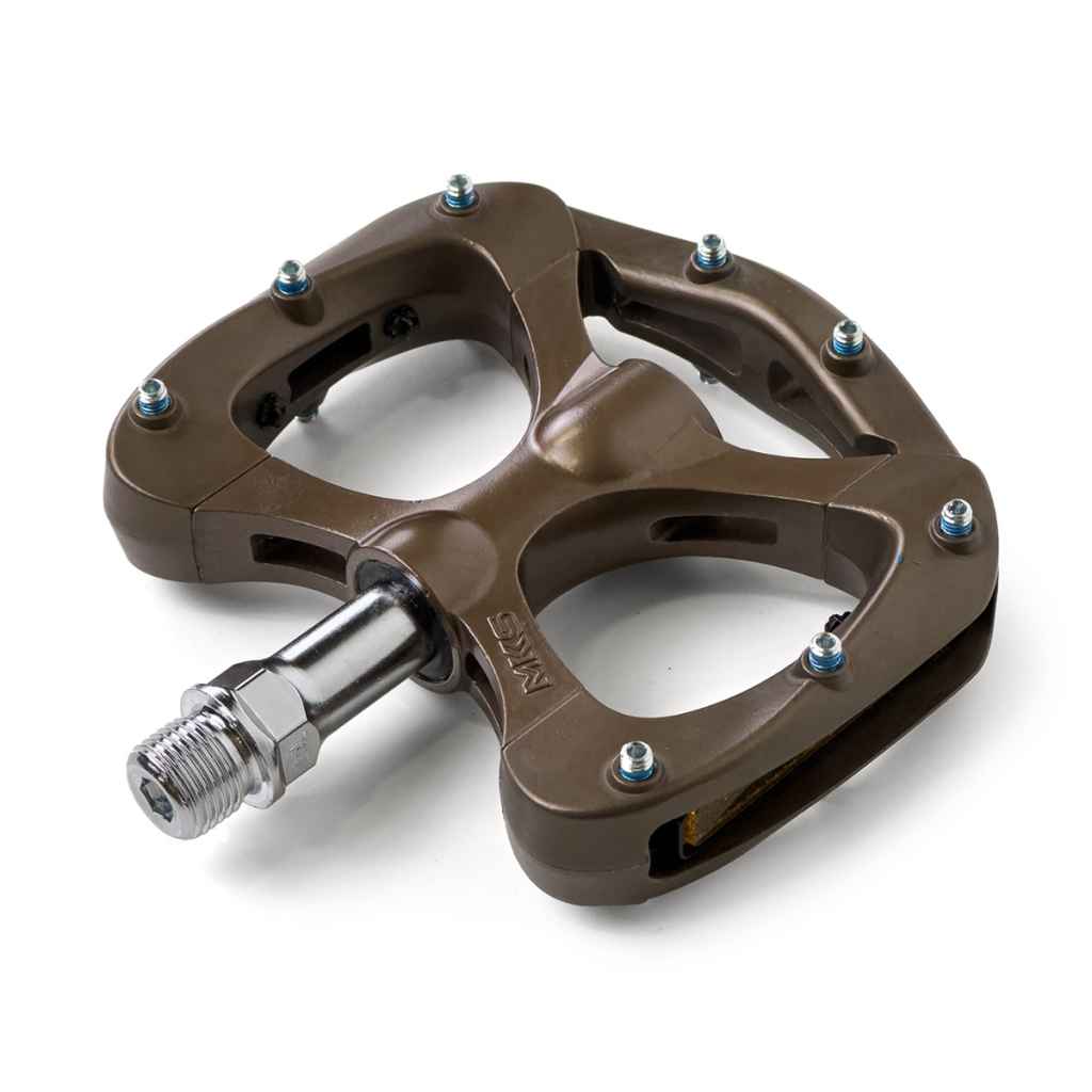 サイクルペダル MKS｜pretzel pedal（pretzel brown limited color） – 京都の自転車屋
