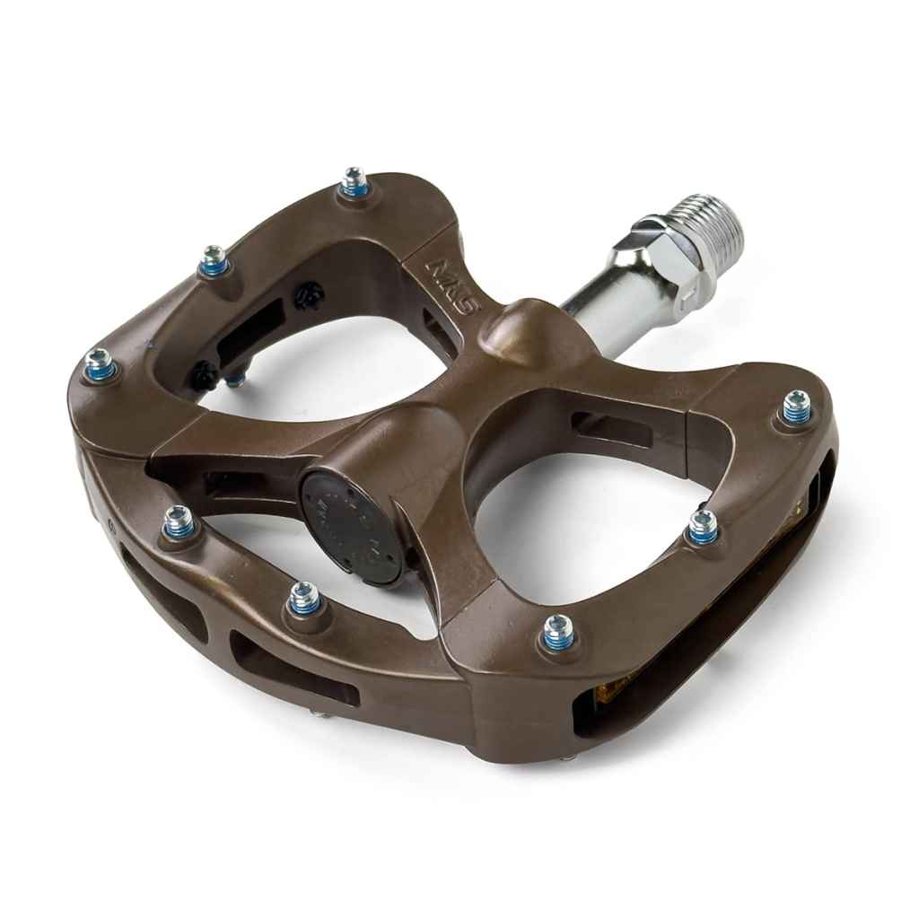 MKS pretzel pedal Pretzel Brown Limited Color｜広い踏み面と限定