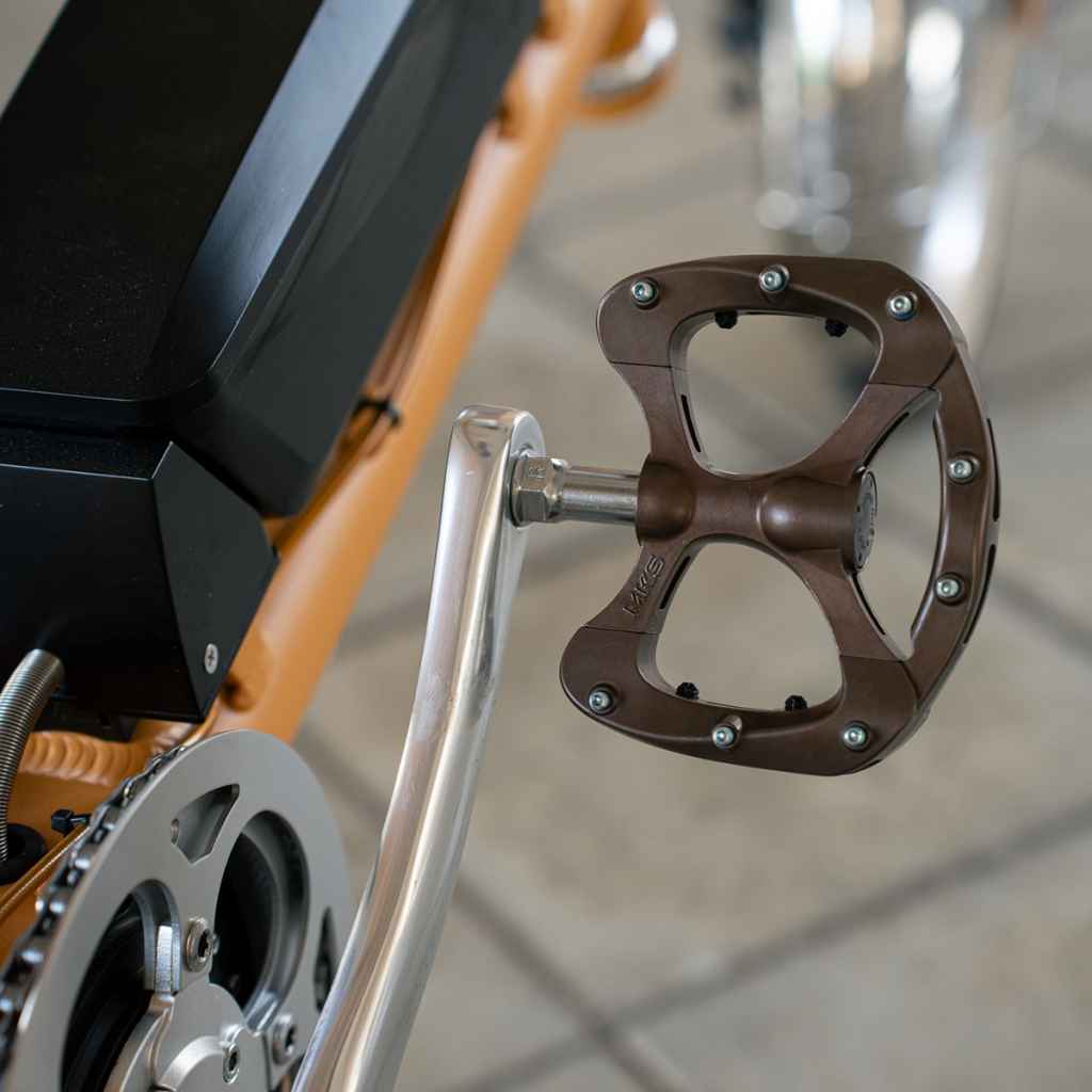MKS pretzel pedal Pretzel Brown Limited Color｜広い踏み面と限定