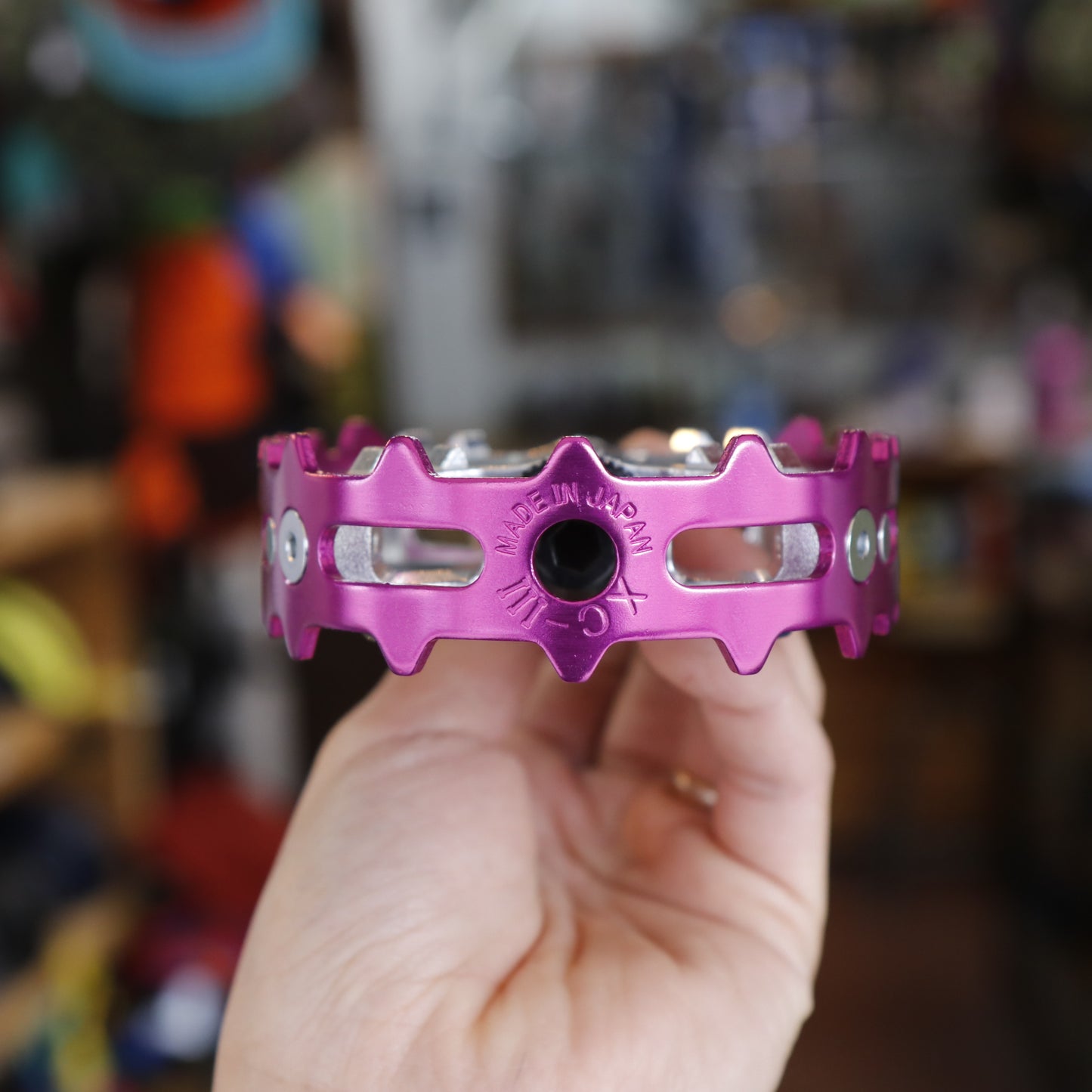 【MKS×BLUE LUG】XC-Ⅲ BEAR TRAP PEDAL ブルーラグ ベアートラップ ミカシマ 三ヶ島 フラットペダル XC-3