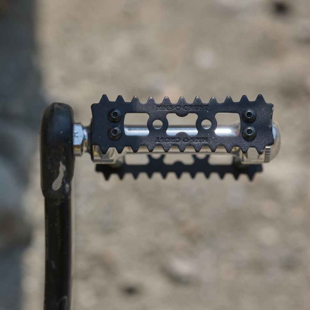 【MKS × CRUST】super gordito pedal CRUST ペダル MKS 別注モデル フラットペダル ツーリング ワイド踏み面 ペダル 日本製 自転車ペダル BMX ルーツ ブランド GORDITO 比較