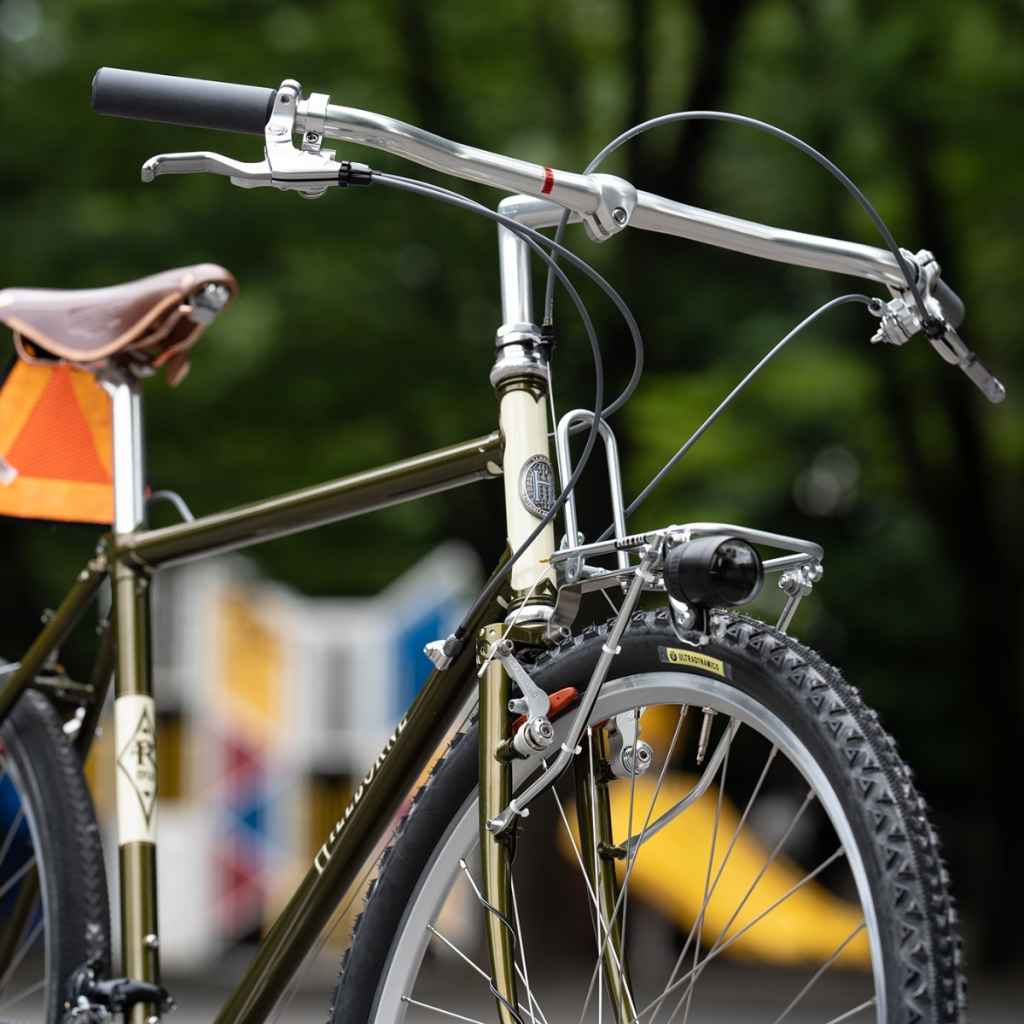 【NITTO × rivendell】RBW-32 wavie bar Rivendell ハンドルバー NITTO フラットバー 25.4 カントリーバイク カスタム MTB ワイドバー 日本製 アルミハンドル 750mm フラットバー サムシフター 対応バー