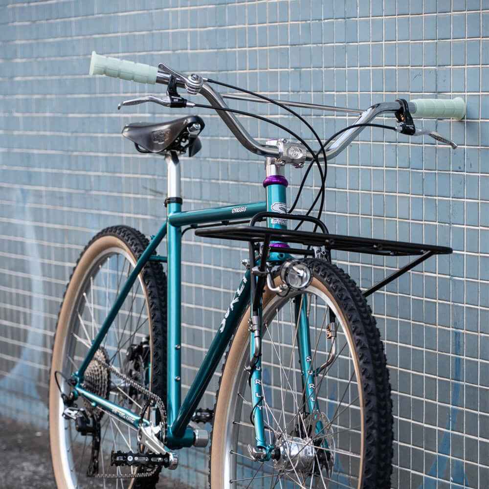 【NITTO×BLUE LUG】HiHi-bar ブルーラグ ハンドルバー クロモリ ライザーバー クランカーバイク カスタム グラベルクルーザー オールドMTBカスタム ハンドルバー 720mm 自転車 カスタムパーツ