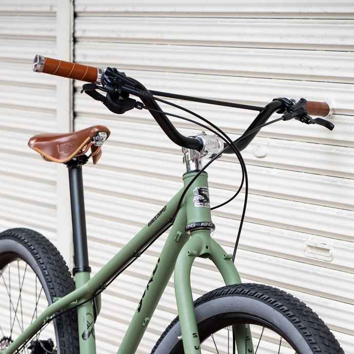 【NITTO×BLUE LUG】HiHi-bar ブルーラグ ハンドルバー クロモリ ライザーバー クランカーバイク カスタム グラベルクルーザー オールドMTBカスタム ハンドルバー 720mm 自転車 カスタムパーツ