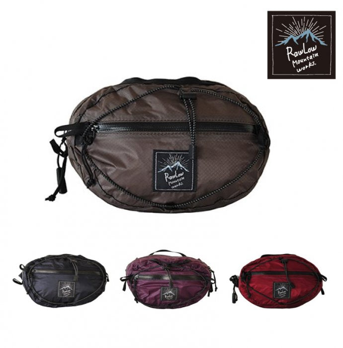 RawLow Mountain Works Nuts Pack 軽量パッカブルヒップバッグ 3.5L