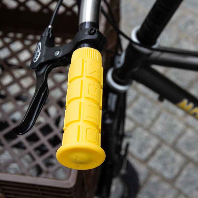mountain grip BMXグリップ 自転車グリップ交換 ラバーハンドルグリップ カスタムグリップ フランジ付きグリップ ハンドルパーツ アメリカ製バイクパーツ