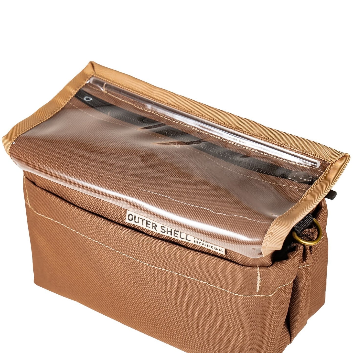 Drawcord Handlebar Bag - 2024 OUTER SHELL ハンドルバーバッグ Drawcord Handlebar Bag 自転車 バッグ 防水 グラベルバイク バッグ ブルベ バッグ ハンドメイド バッグ カリフォルニア バイクパッキング ハンドルバッグ