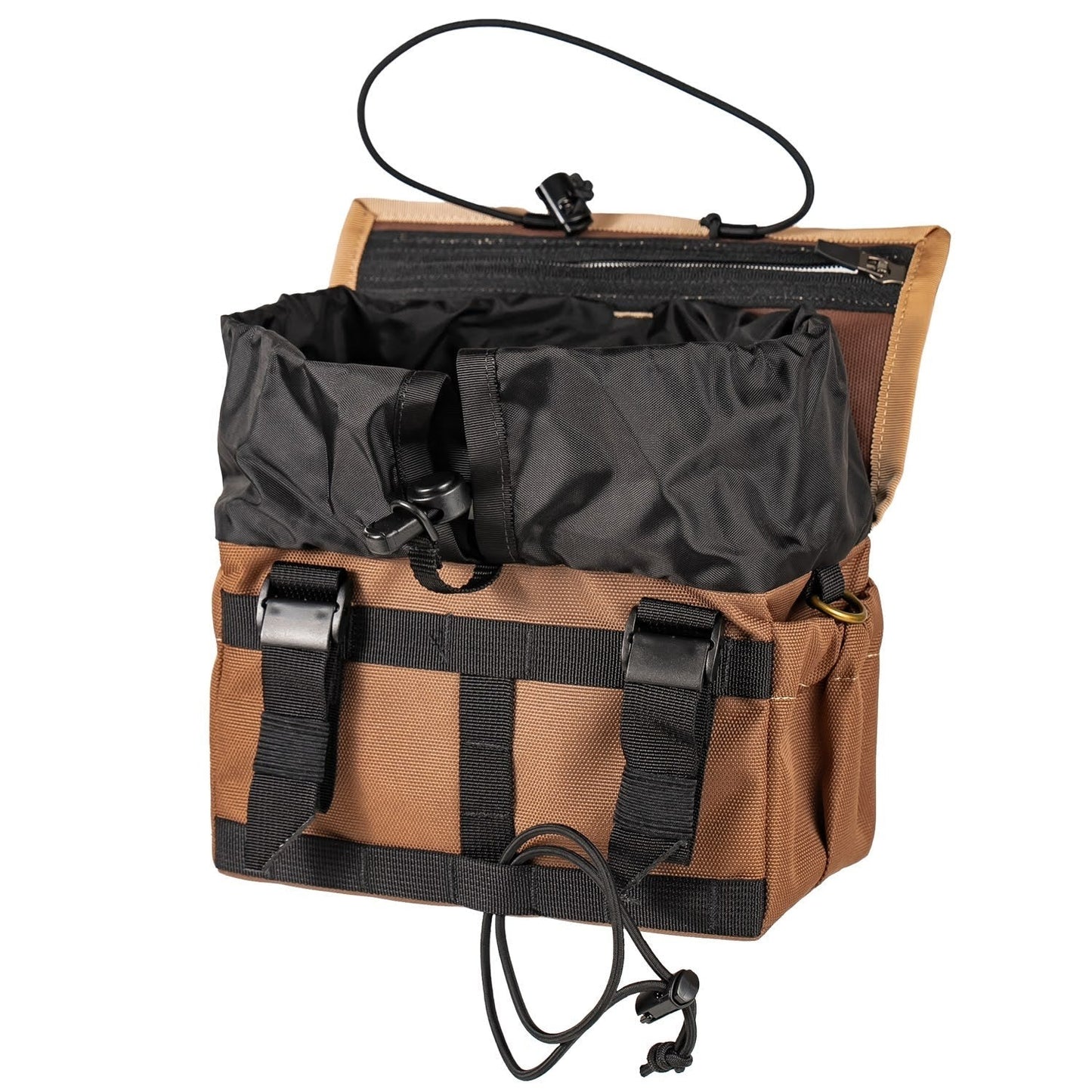 Drawcord Handlebar Bag - 2024 OUTER SHELL ハンドルバーバッグ Drawcord Handlebar Bag 自転車 バッグ 防水 グラベルバイク バッグ ブルベ バッグ ハンドメイド バッグ カリフォルニア バイクパッキング ハンドルバッグ