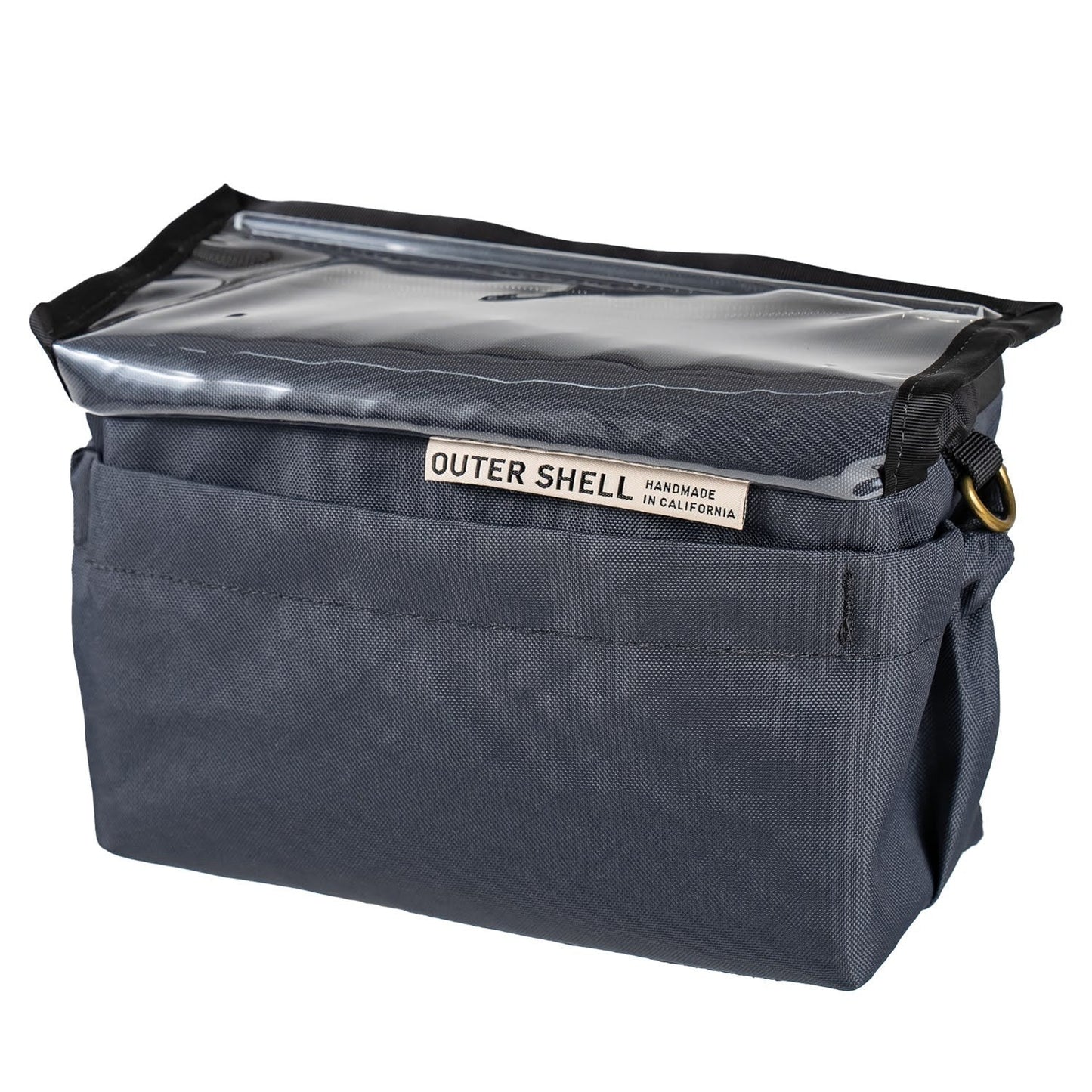 Drawcord Handlebar Bag - 2024 OUTER SHELL ハンドルバーバッグ Drawcord Handlebar Bag 自転車 バッグ 防水 グラベルバイク バッグ ブルベ バッグ ハンドメイド バッグ カリフォルニア バイクパッキング ハンドルバッグ
