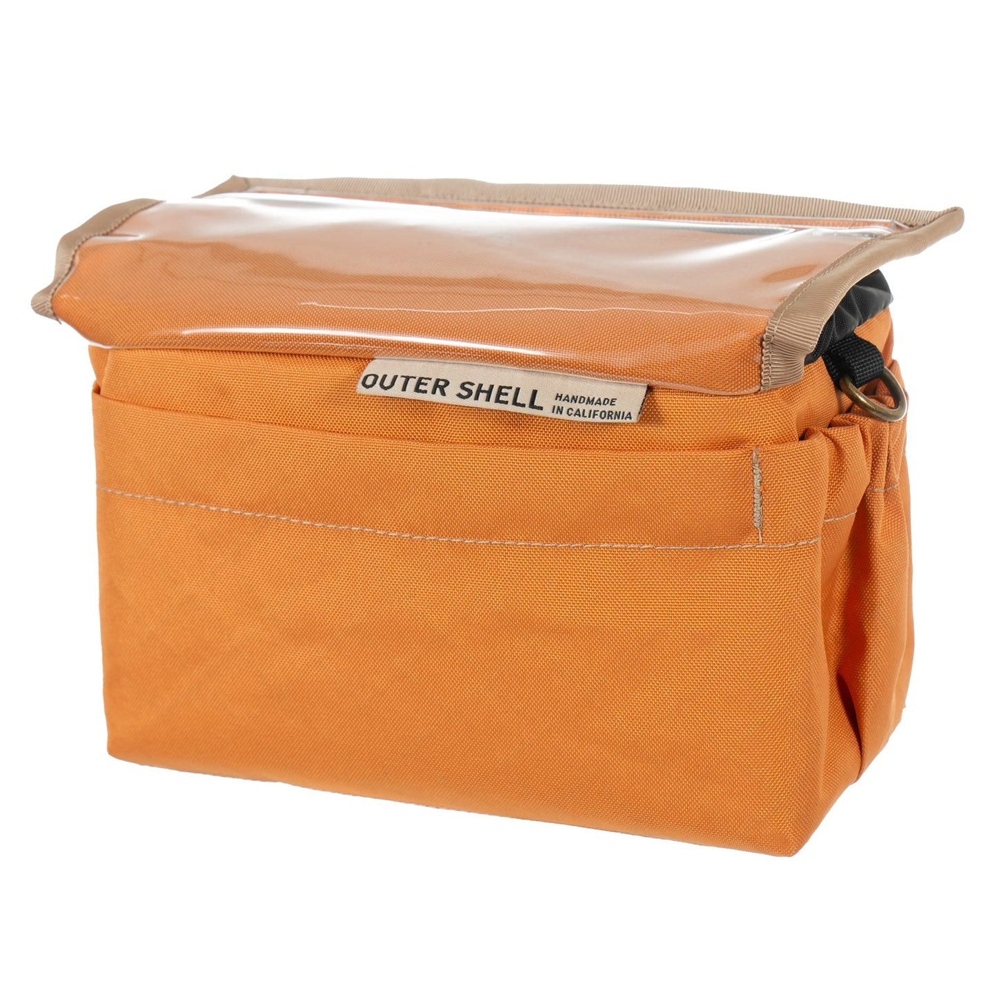 Drawcord Handlebar Bag - 2024 OUTER SHELL ハンドルバーバッグ Drawcord Handlebar Bag 自転車 バッグ 防水 グラベルバイク バッグ ブルベ バッグ ハンドメイド バッグ カリフォルニア バイクパッキング ハンドルバッグ