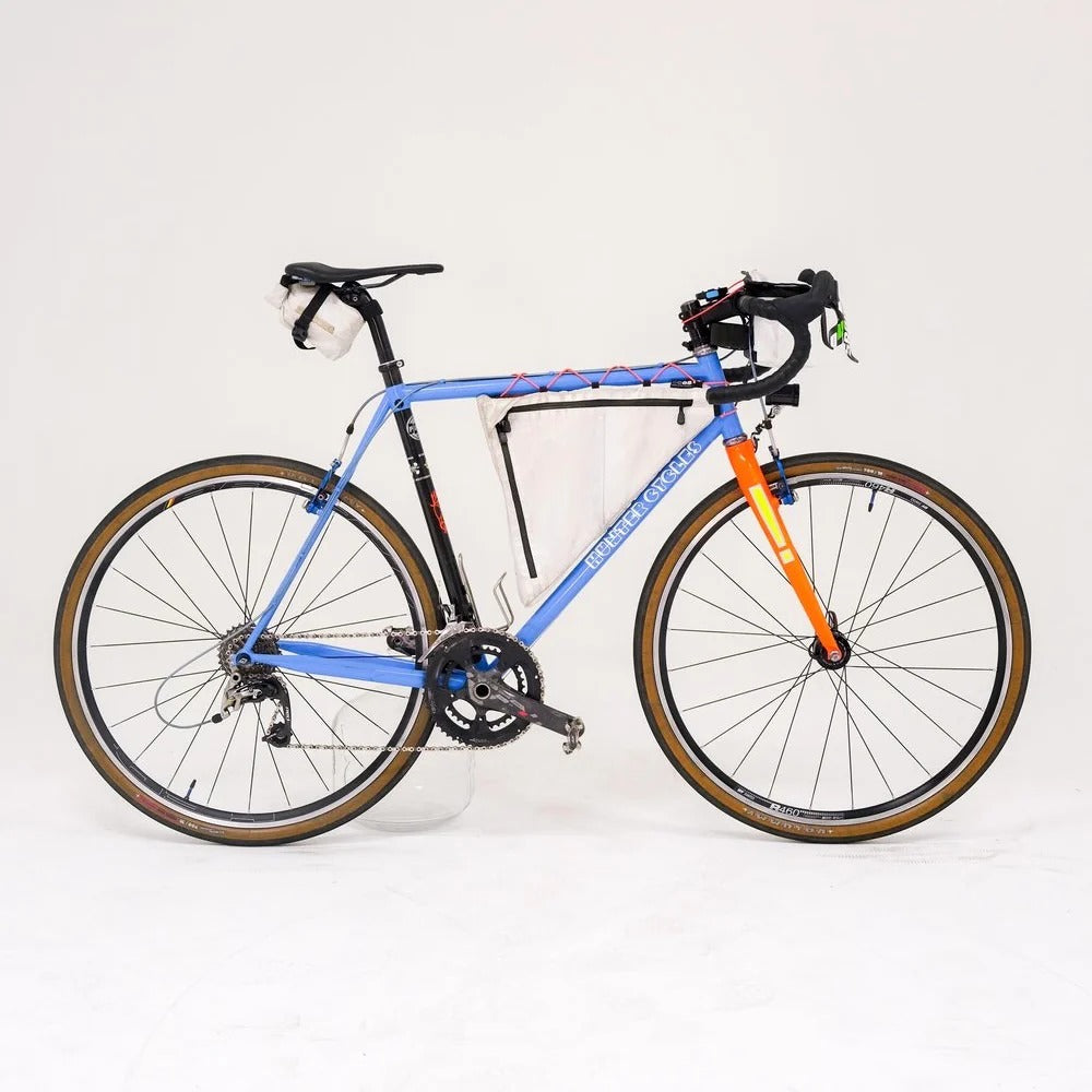 Drawcord Handlebar Bag - 2024 OUTER SHELL ハンドルバーバッグ Drawcord Handlebar Bag 自転車 バッグ 防水 グラベルバイク バッグ ブルベ バッグ ハンドメイド バッグ カリフォルニア バイクパッキング ハンドルバッグ
