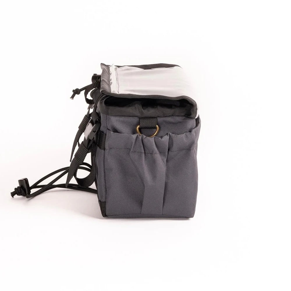 Drawcord Handlebar Bag - 2024 OUTER SHELL ハンドルバーバッグ Drawcord Handlebar Bag 自転車 バッグ 防水 グラベルバイク バッグ ブルベ バッグ ハンドメイド バッグ カリフォルニア バイクパッキング ハンドルバッグ