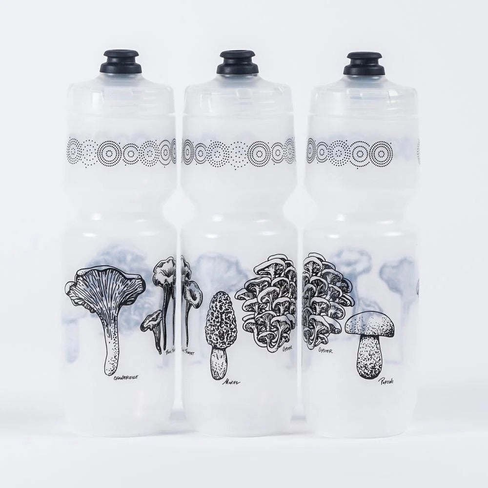 Wild Mushrooms Bottle OUTER SHELL ボトル キノコ柄 Purist サイクルウォーターボトル アウトドアボトル アメリカ製ウォーターボトル 自転車アクセサリー ギフト