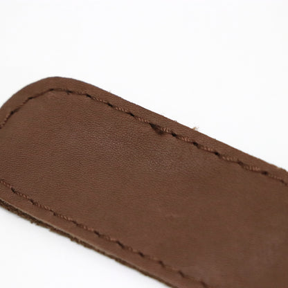 【アウトレット】leather trouser strap（BROWN）