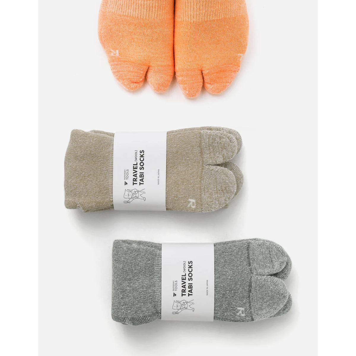 PAPERSKY TRAVEL TABI SOCKS WOOL ウール足袋ソックス