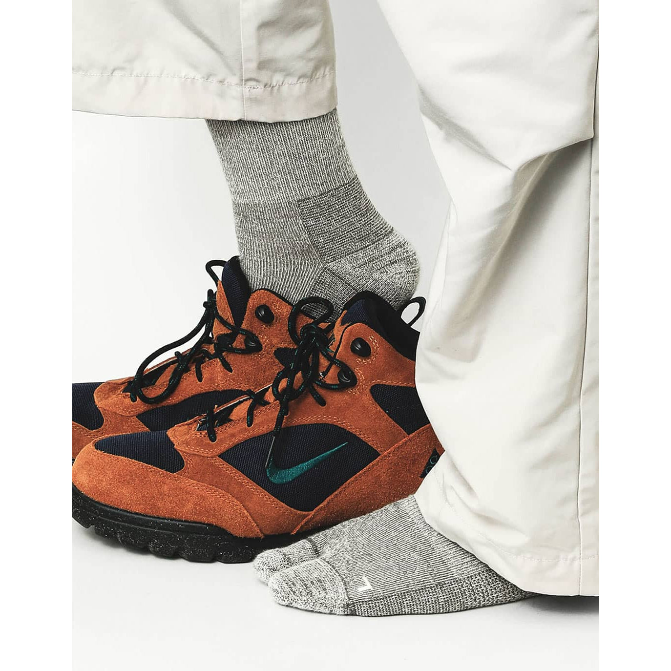 TRAVEL TABI SOCKS（WOOL） ウールソックス 足袋 登山 ソックス クッション ハイキング 靴下 冬 パイルソックス 厚手 アウトドア 靴下 ウール 足袋ソックス 暖かい 冬用 靴下 レディース メンズ