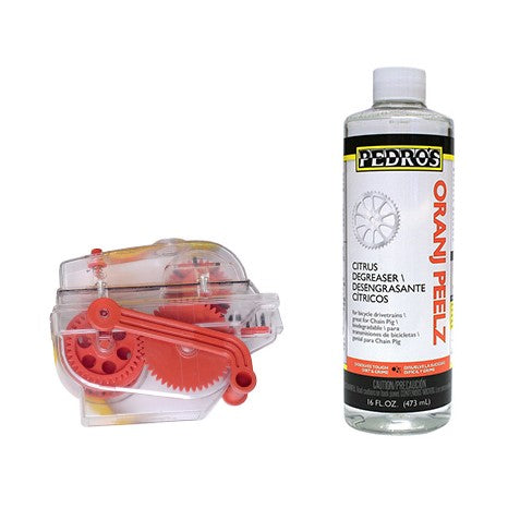 PEDROS CHAIN MACHINE KIT 3.0 チェーンクリーナーキット Oranj Peelz付属