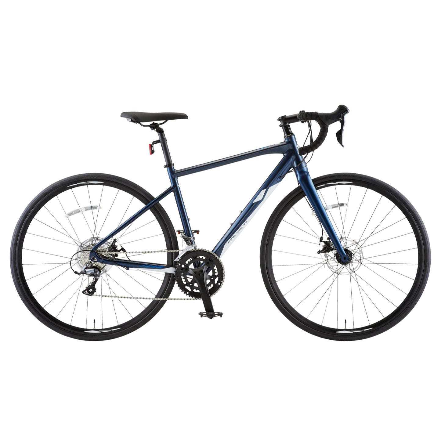 PRECISION R DISC エントリーロードバイク ディスクロード スルーアクスル SHIMANO CLARIS アルミロード 700×28C スポーツ自転車 初心者