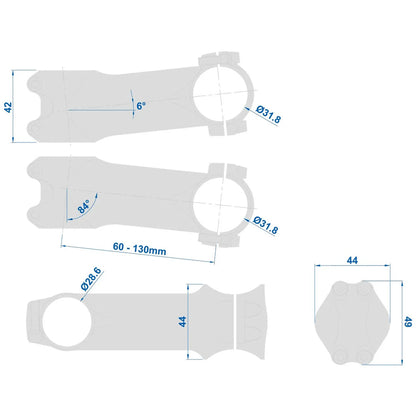 COMP 4-AXIS-44 84D STEM