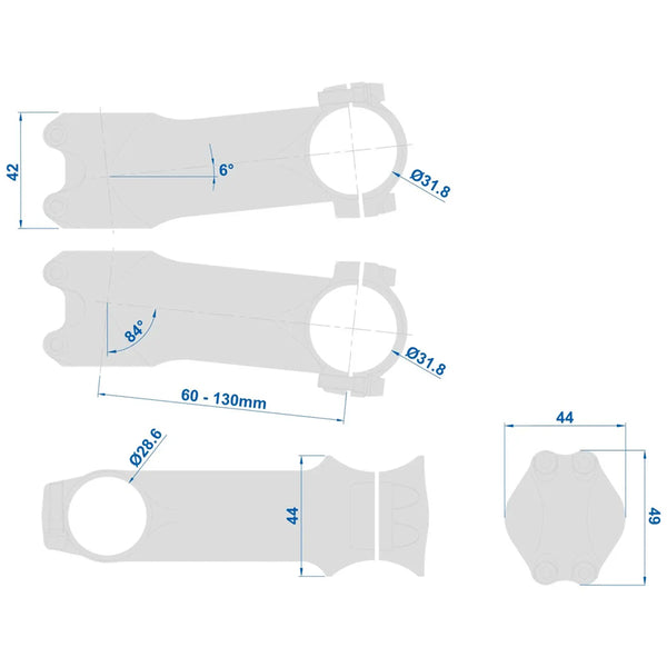 COMP 4-AXIS-44 84D STEM