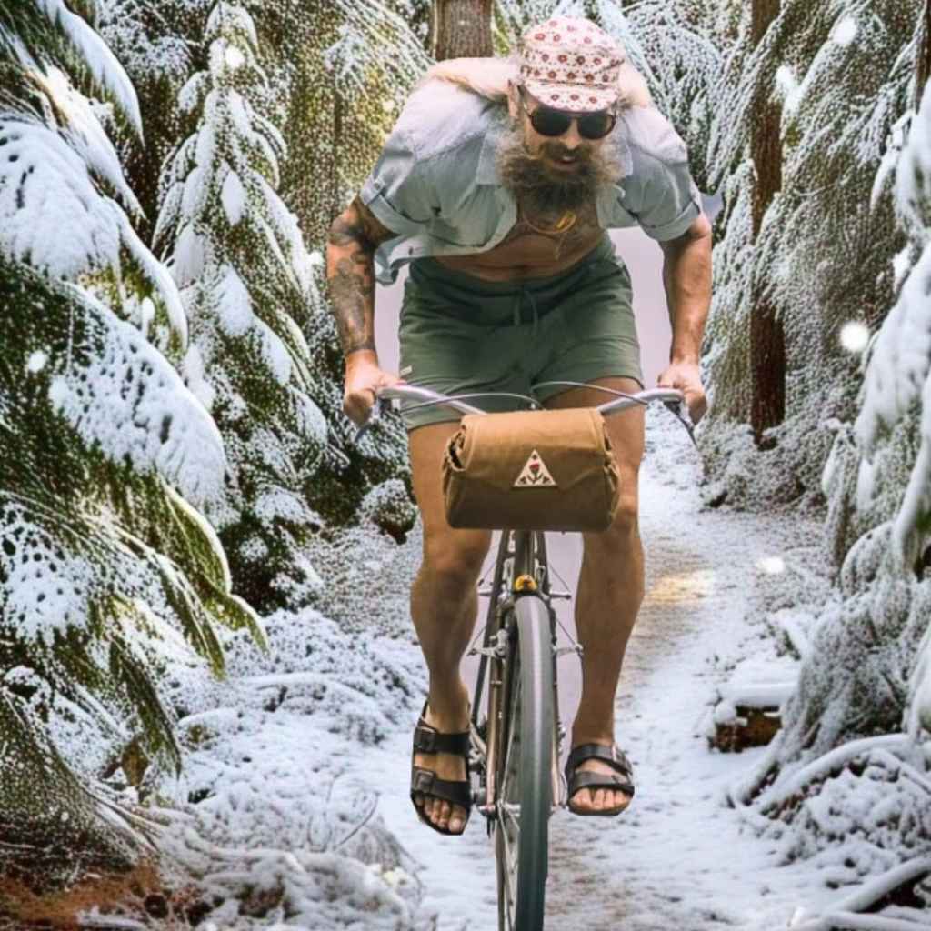 fabios clap trap RON'S BIKES ハンドルバッグ ULTRAROMANCE バッグ バイクパッキング アクセサリー フロントバッグ 小型 ワックスキャンバス バッグ 自転車 X-PAC バイクバッグ グラベルライド バッグ