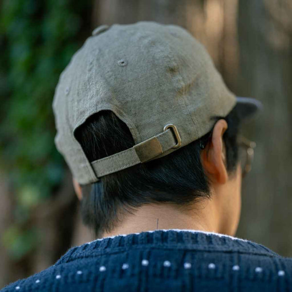 linen tulip cap