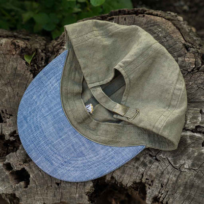 linen tulip cap