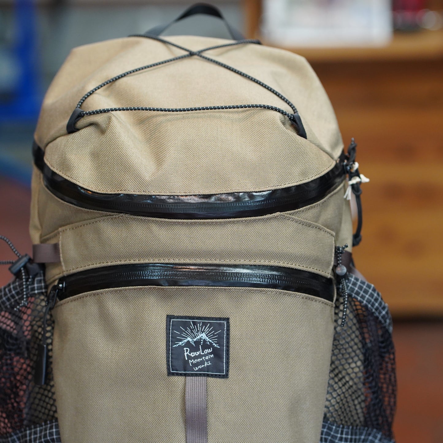 BEETLE バックパック 自転車向け ハイキング デイパック RawLow Mountain Works バッグ 軽量リュック 日本製 丸型バックパック ロードバイク リュック BEETLE バックパック