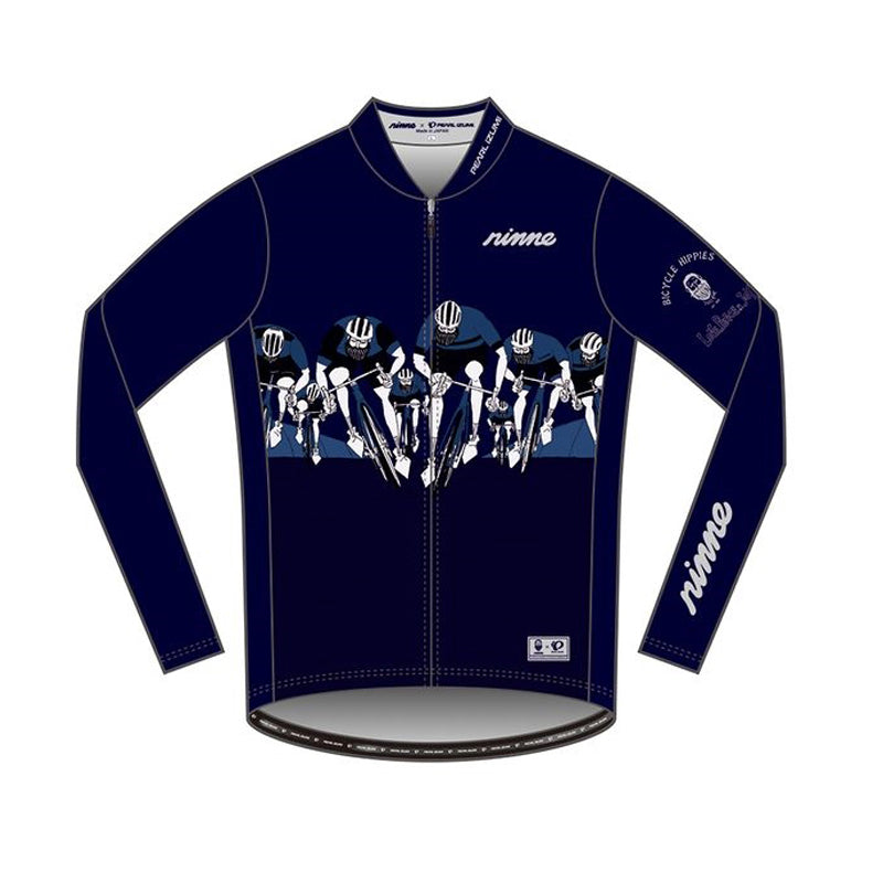【rinne × PEARL iZUMi】リンネ ロングスリーブ ジャージ（S623-BL） リンネ ジャージ パールイズミ
