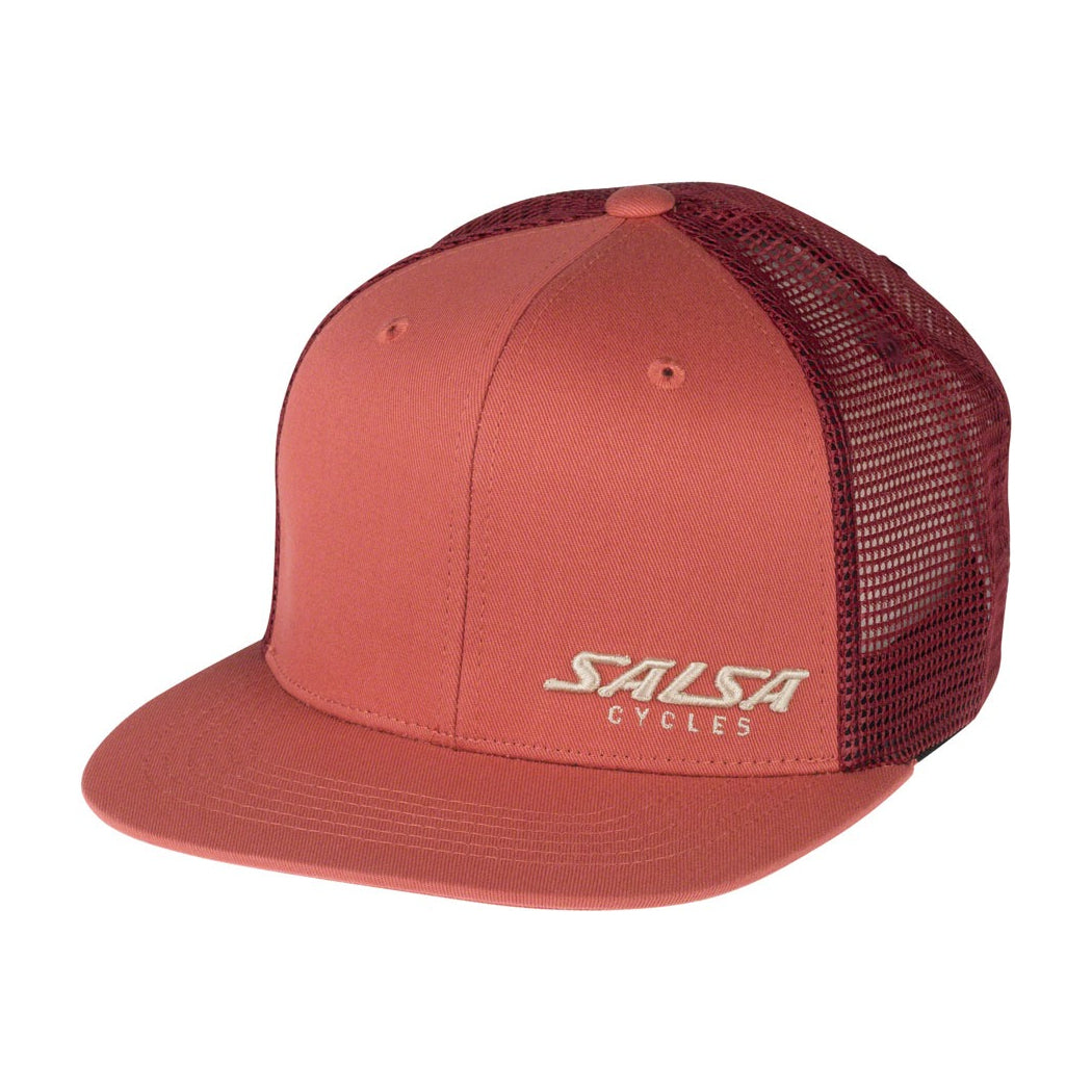 SALSA CYCLES｜SALSA BLOCK HAT REDCLAY｜シンプルに馴染む、メッシュ