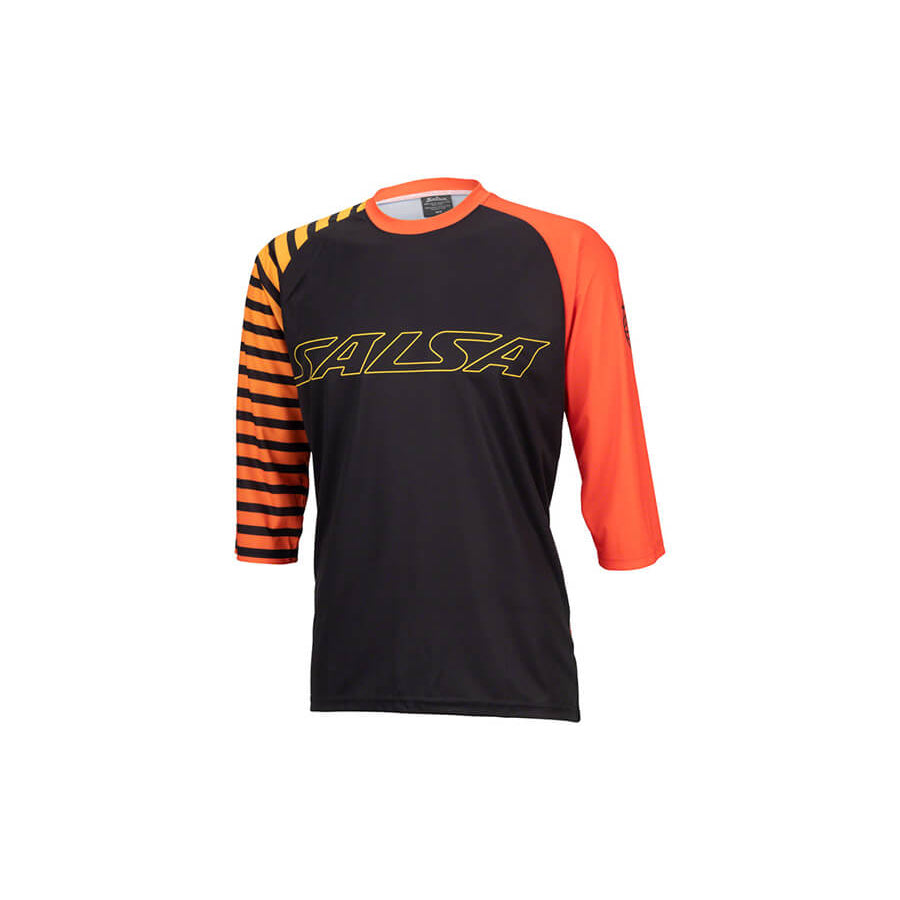 SALSA CYCLES DEVOUR MEN'S S/S JERSEY ORG FADES サイクリングジャージ